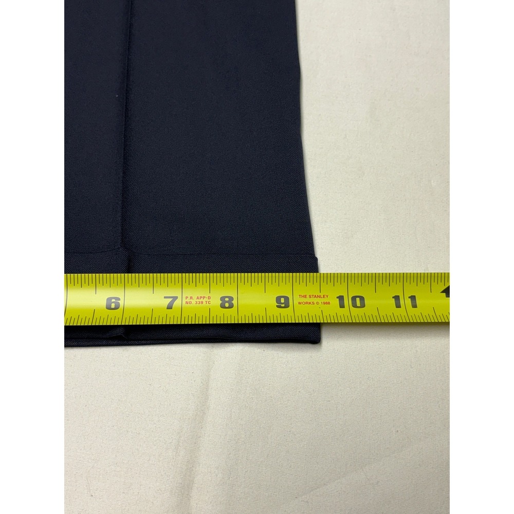 HUGO BOSS Men's Wool Dress Pants Trousers Black Pleated Cuffed 40X26 - Picture 15 of 15